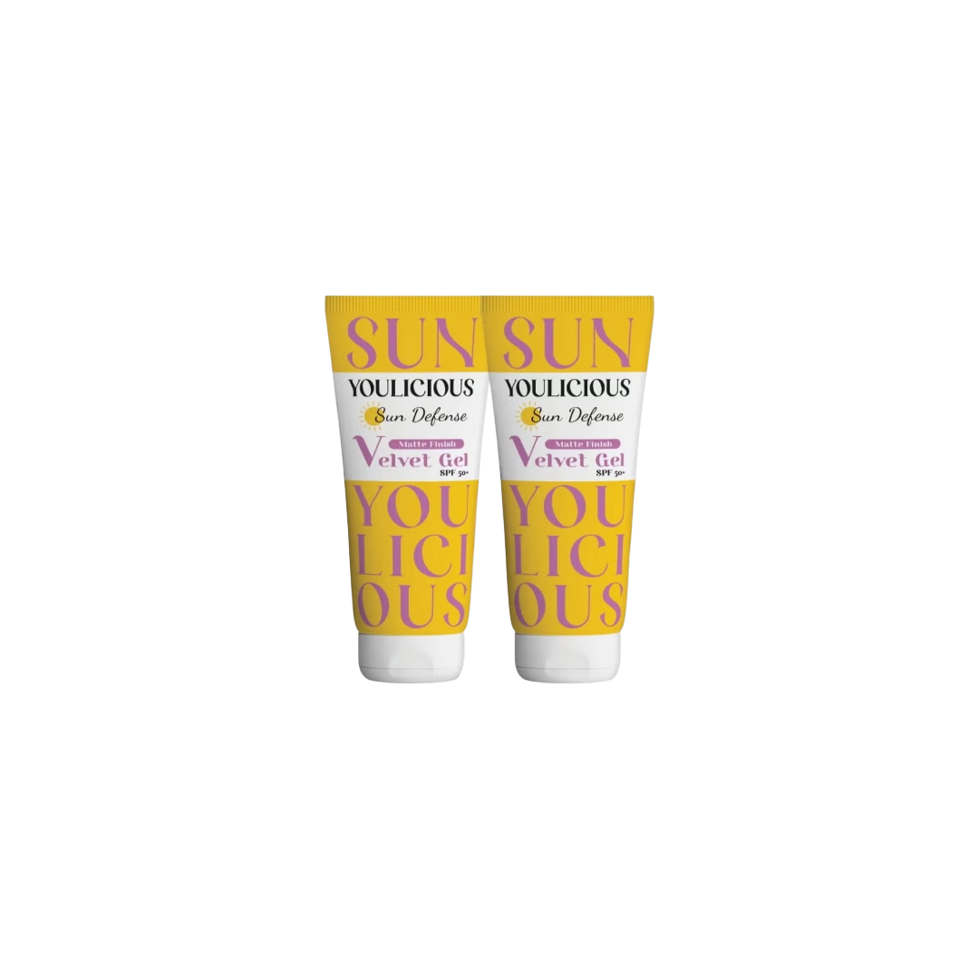 Youlicious Sun Defense Velvet Gel SPF 50+ 40gm Promo Pack (1+1)