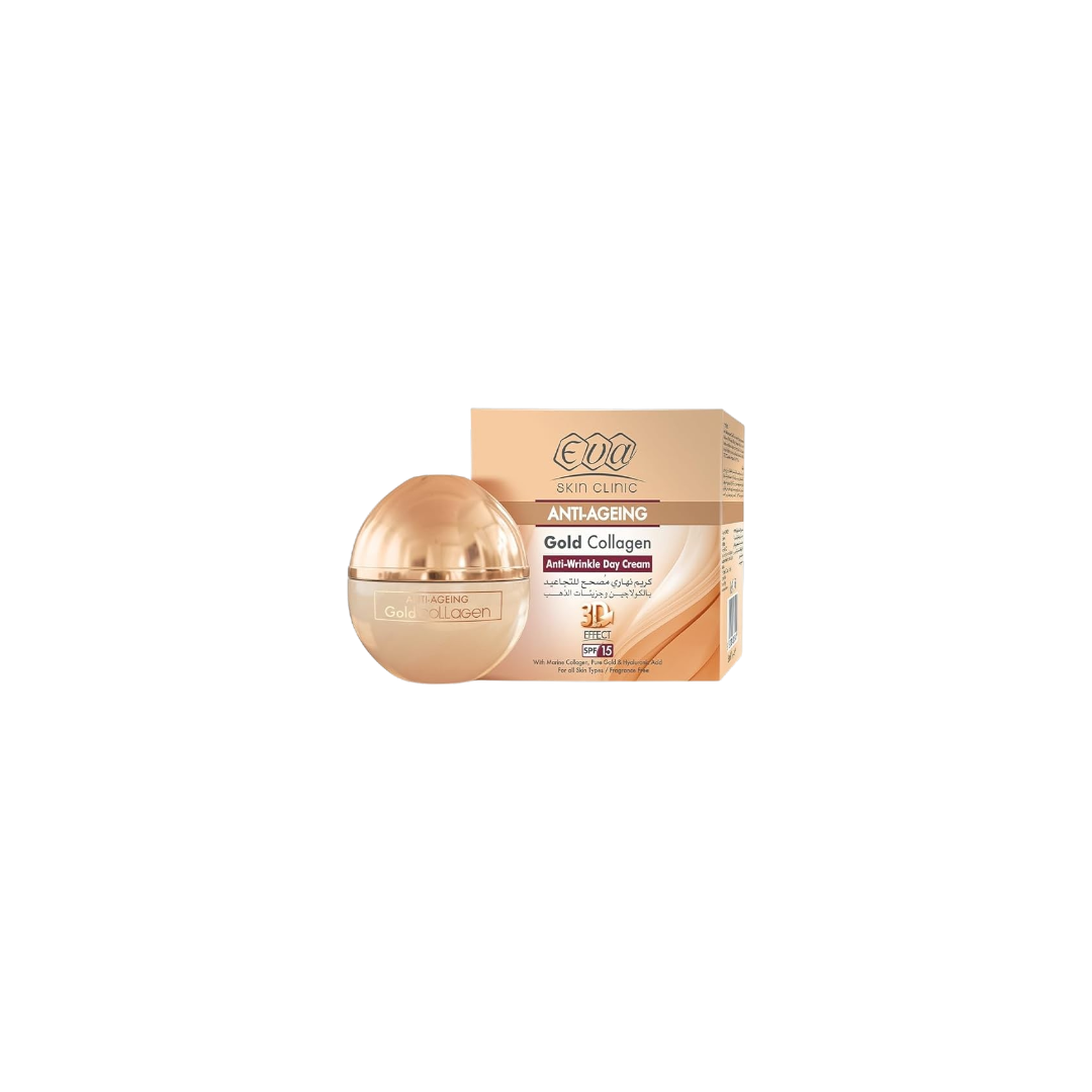 Eva Skin Clinic Anti-Ageing Gold Collagen Anti-Wrinkle Day Cream 50 ml
