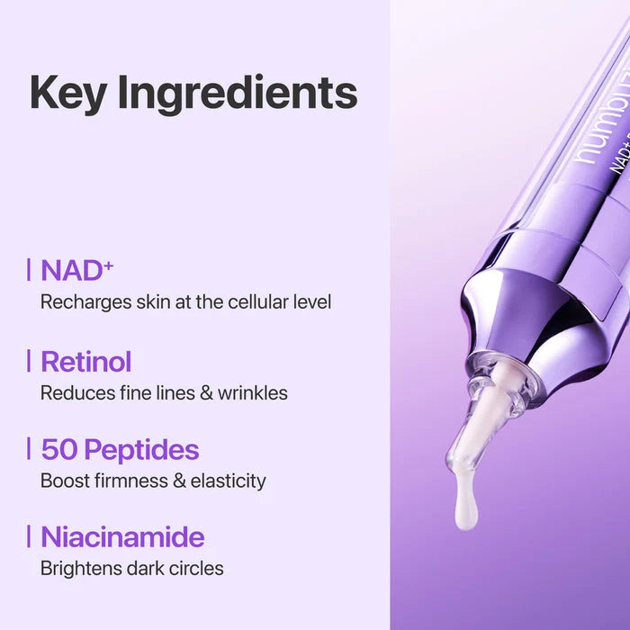 No 9+ Nad + retinol Vlumetoz Eye Cream 10 ml