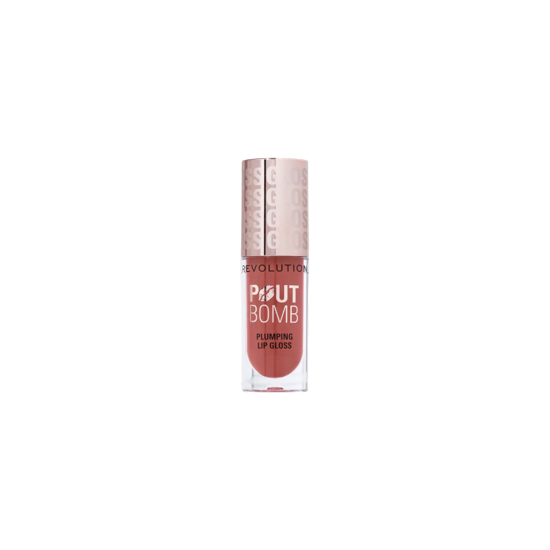 Revolution Pout Bomb Plumping Gloss Melba Warm Peach