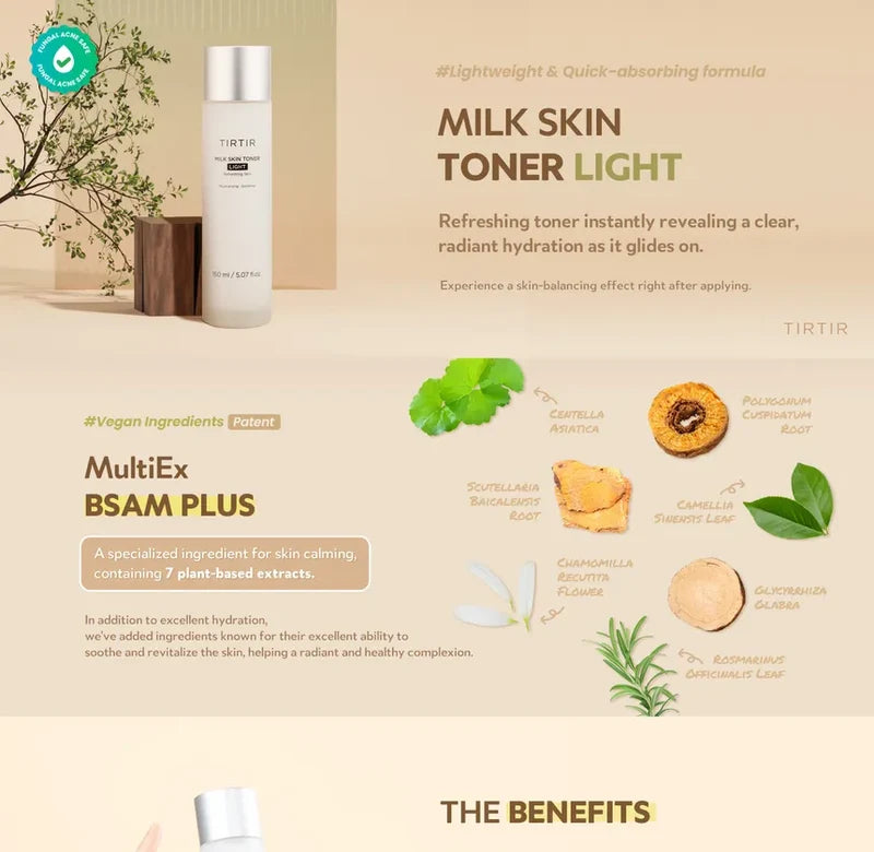 Milk Skin Toner Refreshing Skin 150 ml