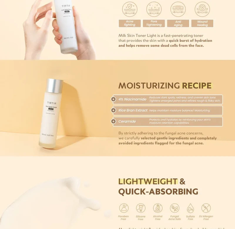 Milk Skin Toner Refreshing Skin 150 ml