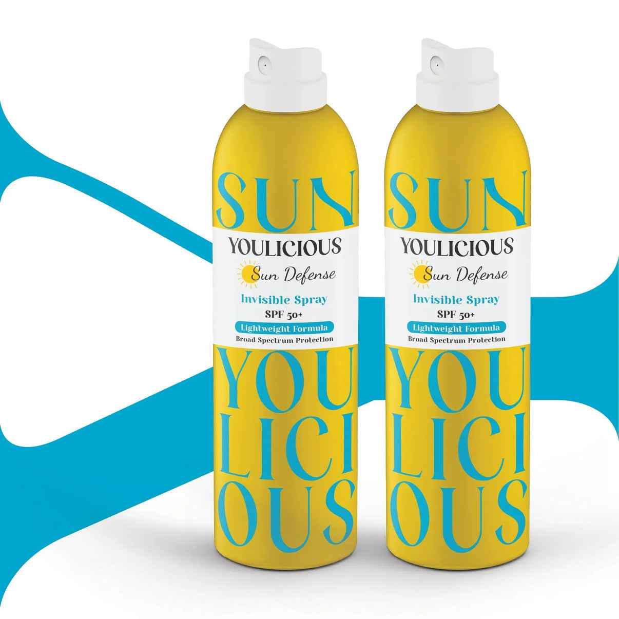 Youlicious Sun Defense Invisible SPF 50+ Spray 200ml (1+1) Promo Pack